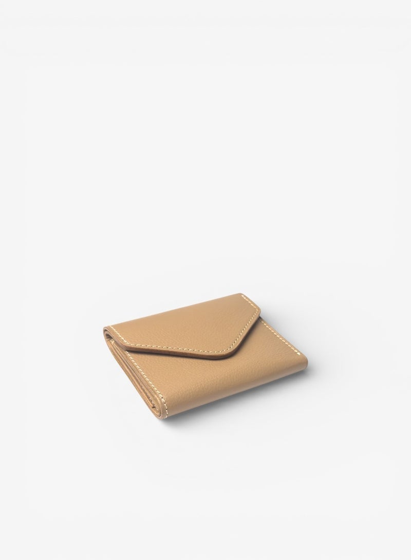 Emery Victoria Trifold Wallet Tan - Image 1